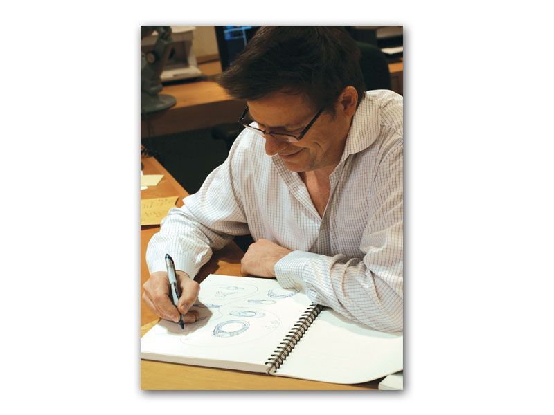 Christopher Duquet sketching